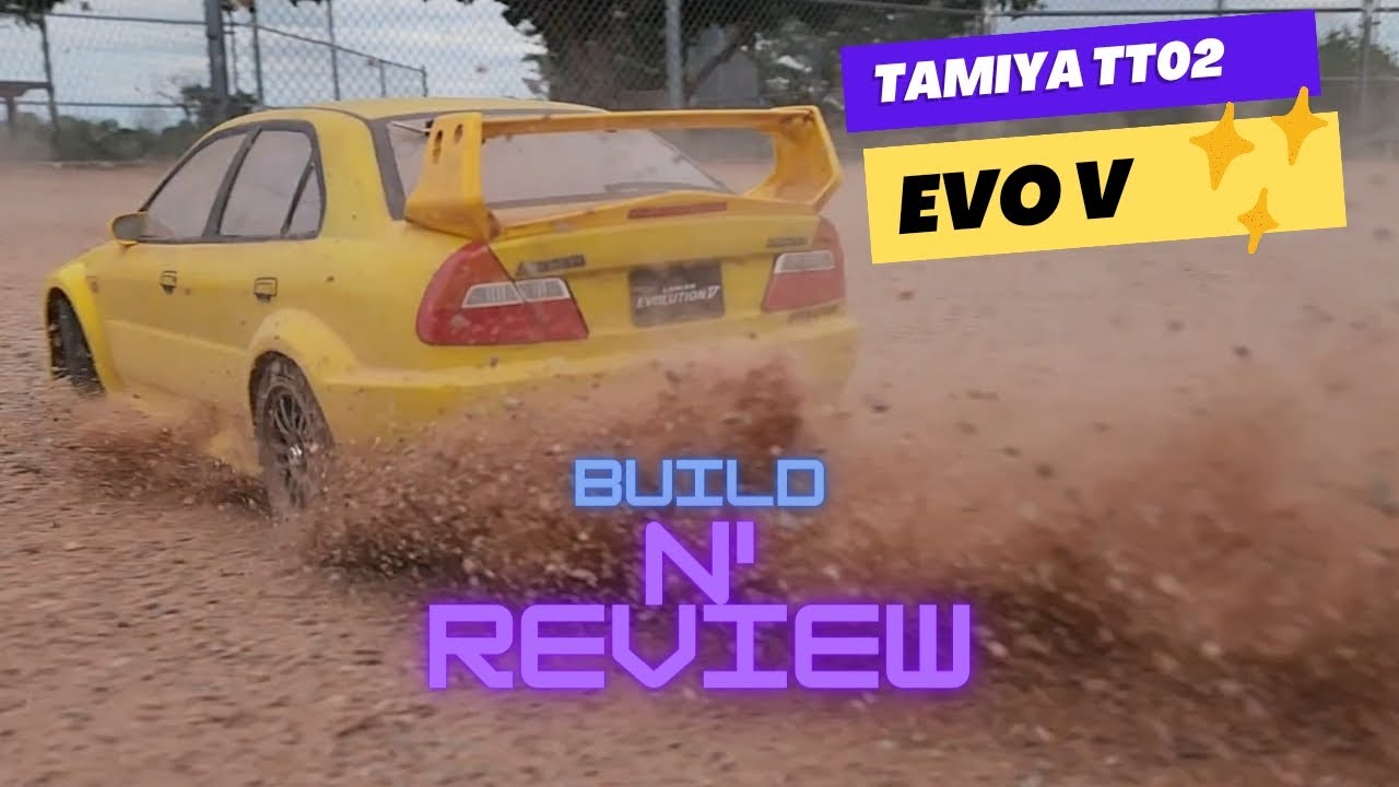 Сборка и обзор Tamiya TT-02 Mitsubishi Evo 5