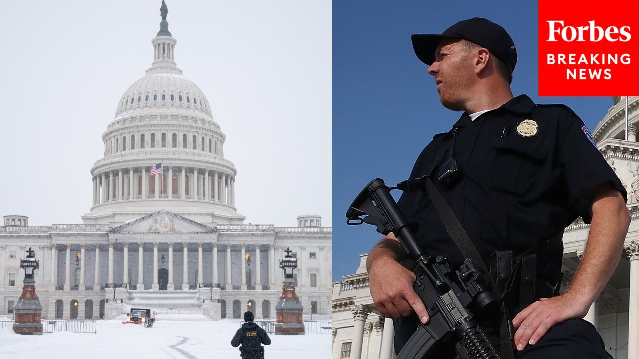 Armed Man Running Toward Capitol With A Shotgun Arrested