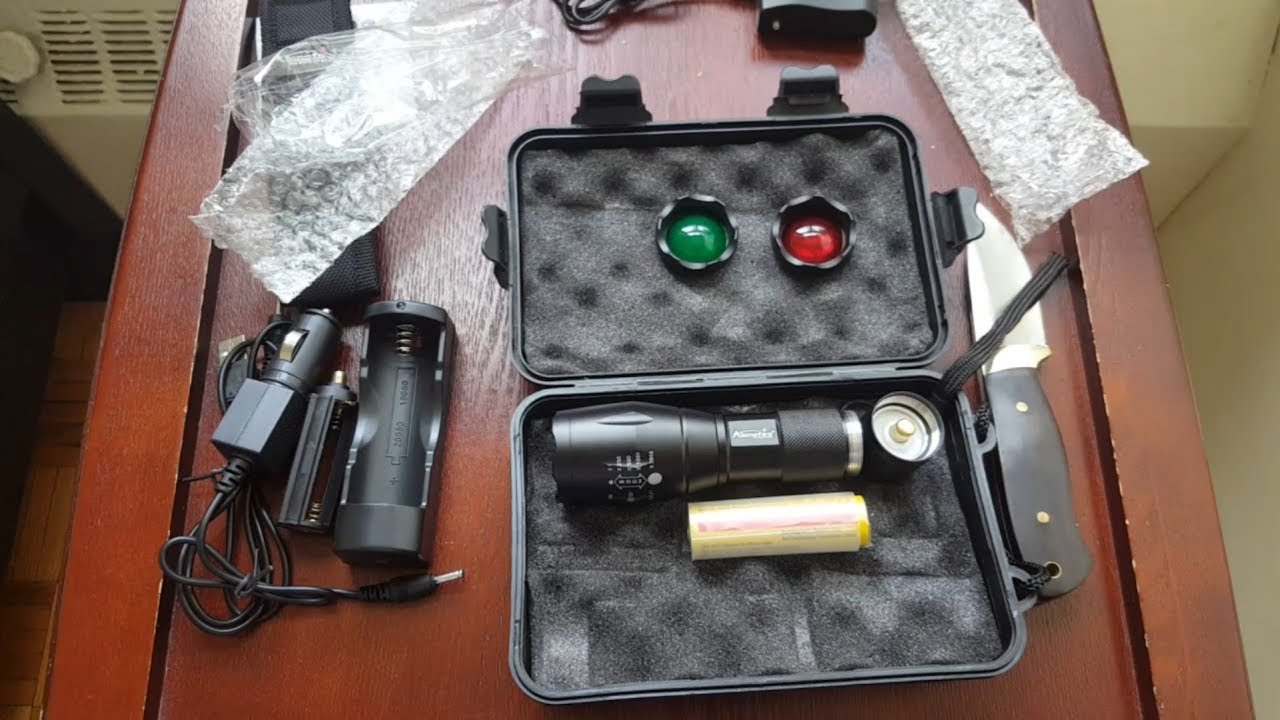 Тактический Фонарь AloneFire G700 E17 XM-L T6 Zoomable Cree Led Flashlight Torch Tactical light