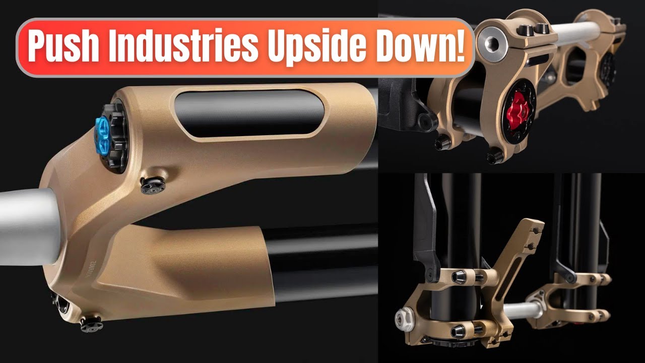 Push Industries Nine Point One Inverted Front fork - and SV Eight Rear Shock - Sea Otter 2024