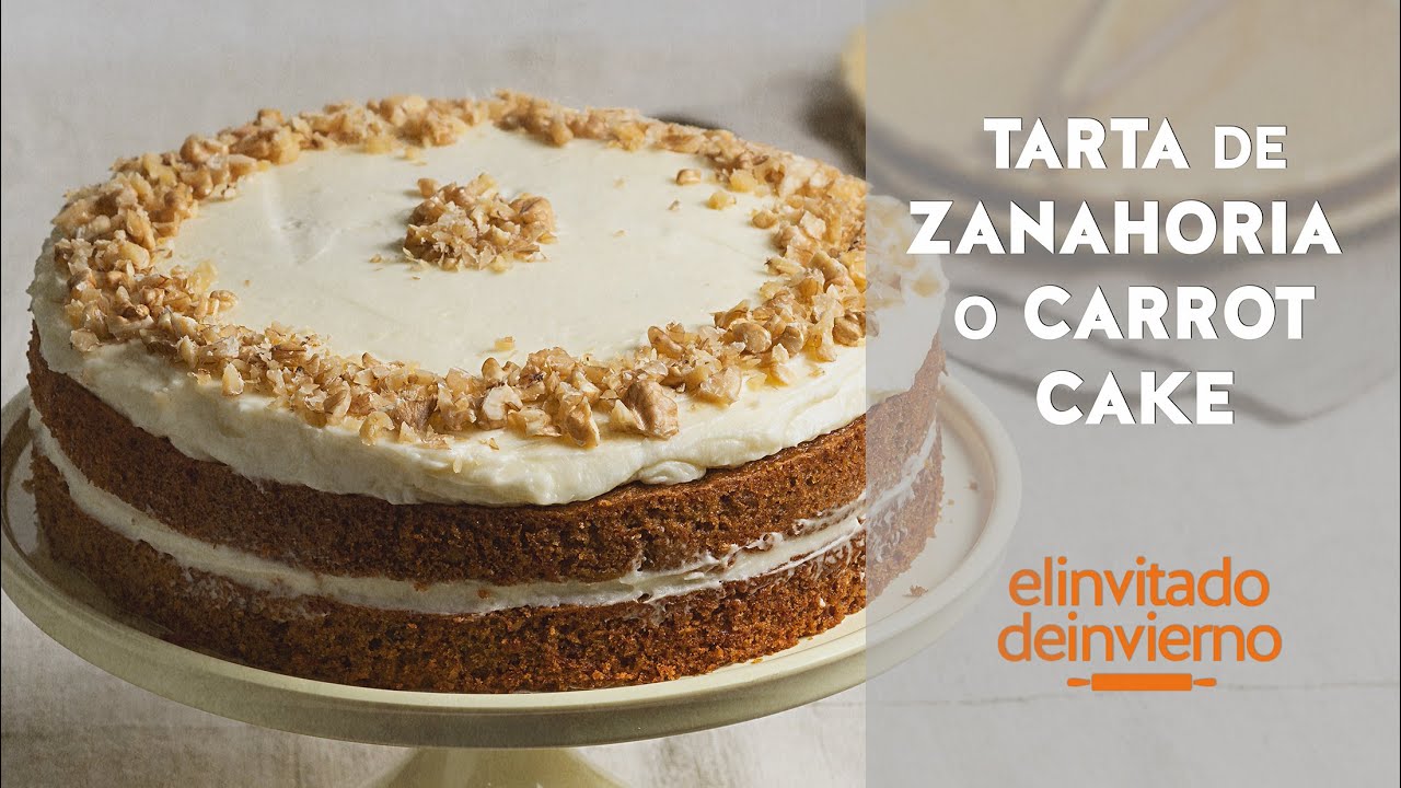 {Tarta de zanahoria} americana, carrot cake