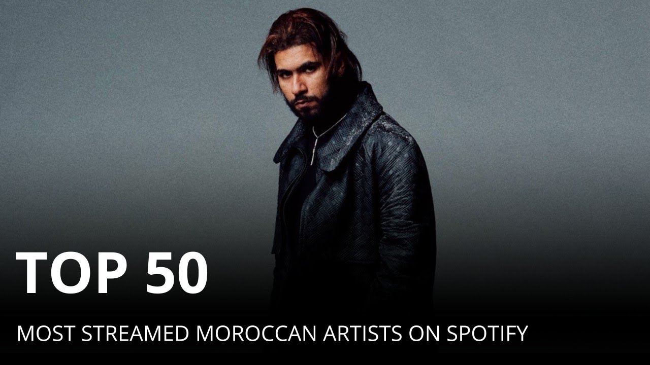 Top 50 Moroccan Artists by Monthly Spotify Listeners (May 30, 2025)