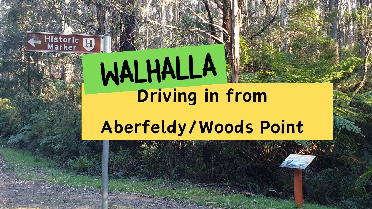 Driving from Aberfeldy down Walhalla Road and into the township of Walhalla through the back road.