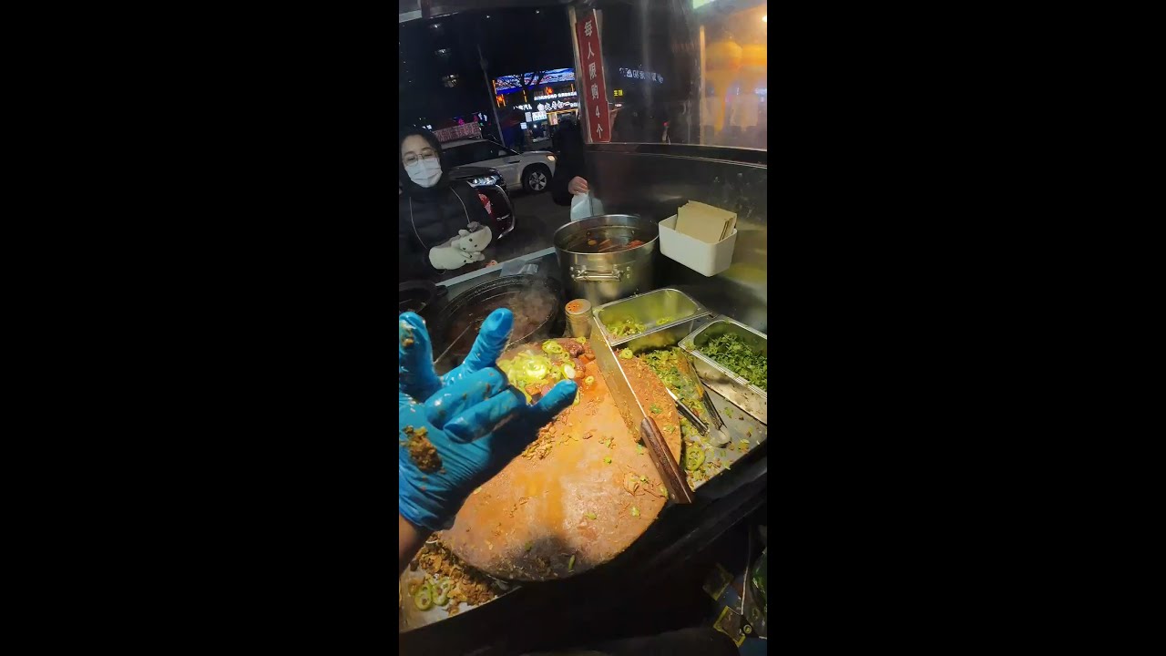 🔴 LIVE: Street Pork Sandwich (Roujiamo) Sizzling on the Grill | China Food POV in Action