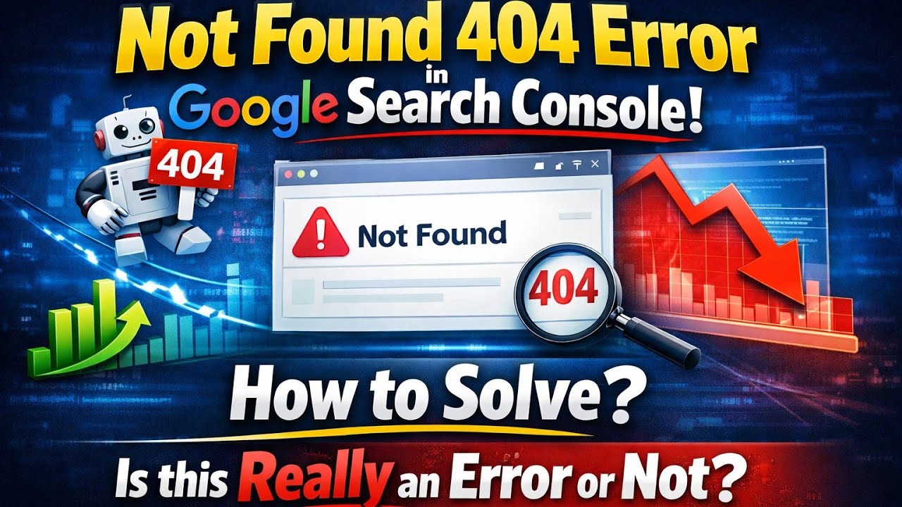 Not Found(404) Error in Google Search Console 