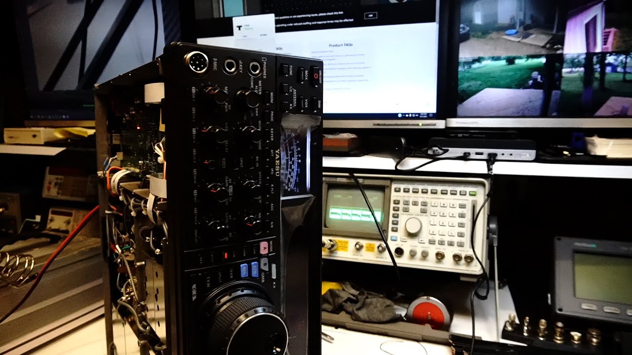 Repair of blown receiver front end in Yaesu FT-2000D