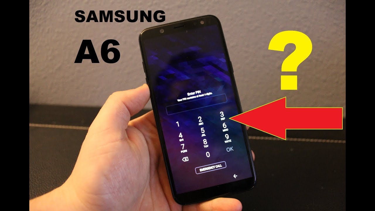 Samsung Galaxy A6 Сброс ПАРОЛЯ, блокировки экрана, ШРИФТА, FACE ID ....