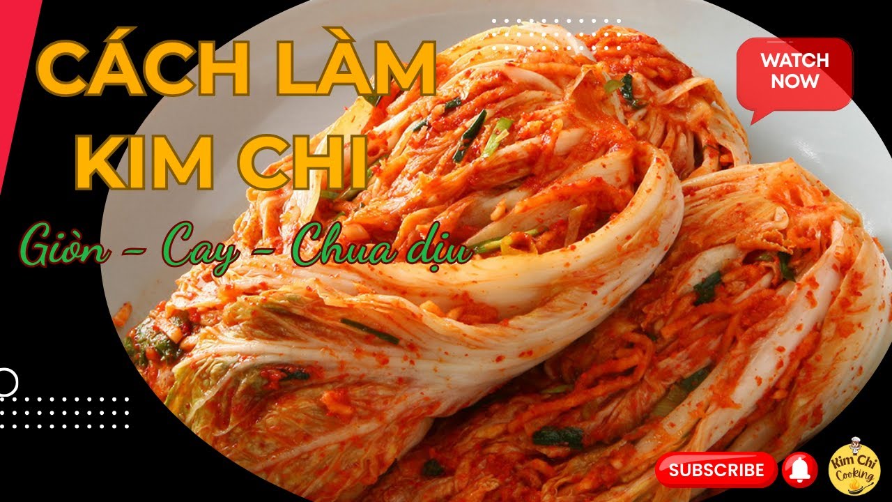 Cách Làm Kim Chi - Ngon Chuẩn Vị | Giòn – Cay – Chua Dịu #kimchicooking #asrm