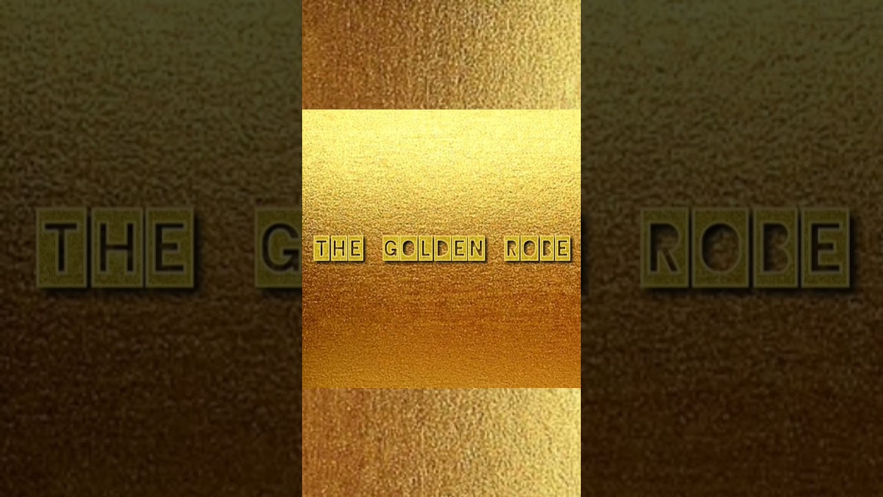 He felt powerful, masterful, in this golden robe..