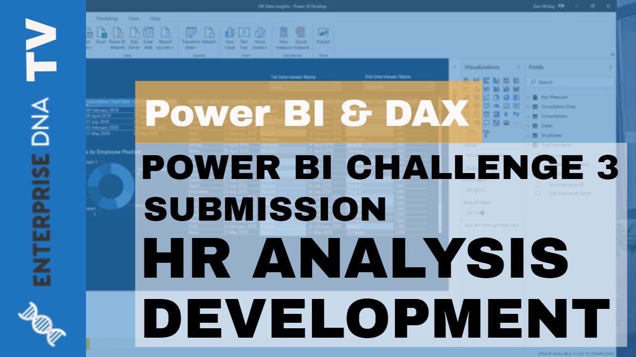 Power BI Challenge 3 - Real-World HR Analysis Development