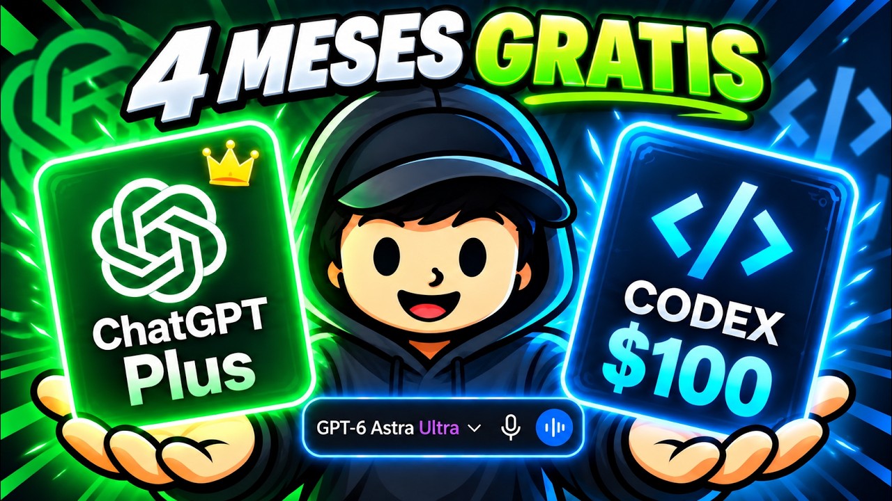 ChatGPT Plus GRATIS + $100 para Codex 🤯 | Estudiantes 2026