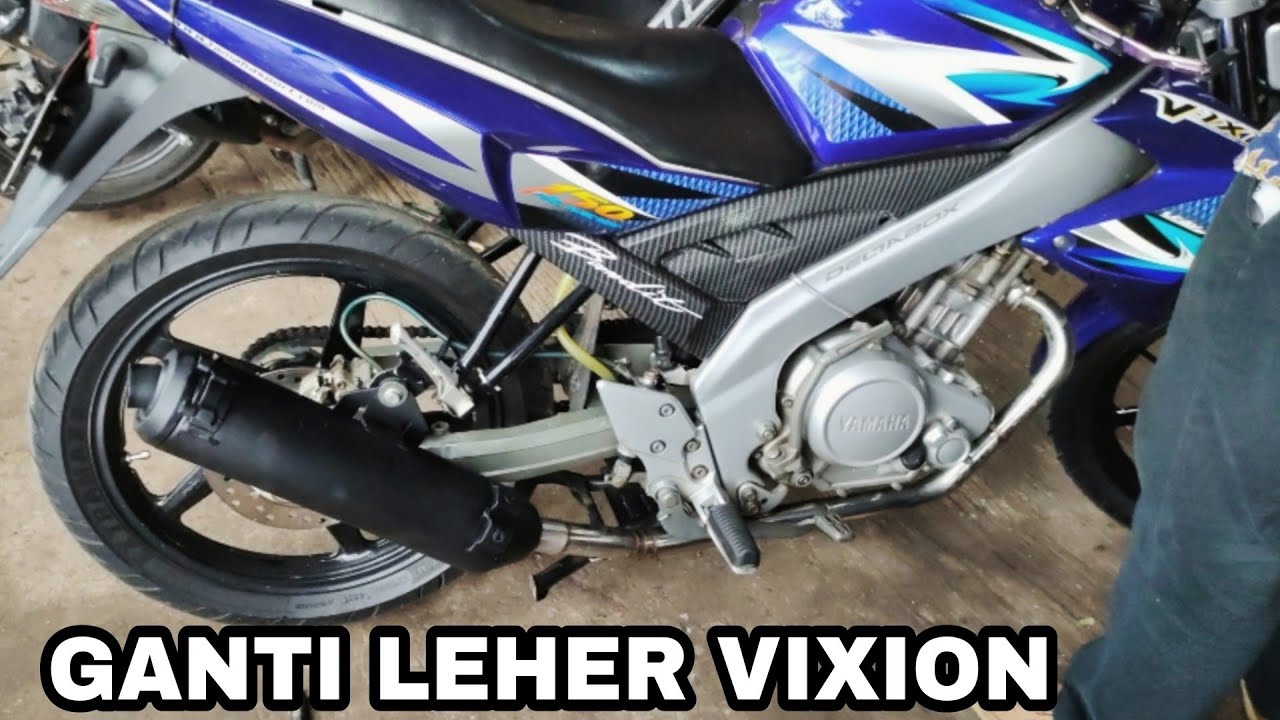 JASA PEMBUATAN LEHER KNALPOT YAMAHA VIXION BAHAN STENLIS LAS ARGON BISA REKUES TERIMA ECERAN
