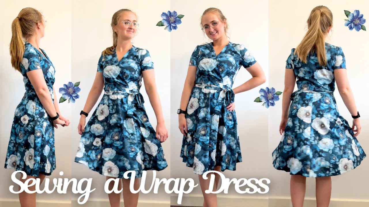 SEWING TUTORIAL: How to sew a wrap dress