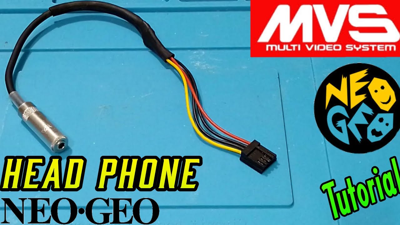 NEO GEO MVS HEAD PHONE  AUDIO STEREO NEOGEO MV1-H