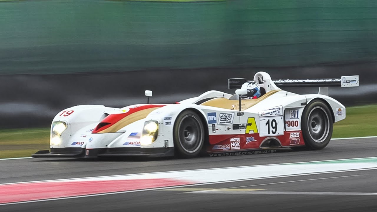 2002 Panoz LMP 07 (LMP900 Class) Prototype in Action: Mugen 4.0L V8 Sound, Accelerations & Fly Bys!