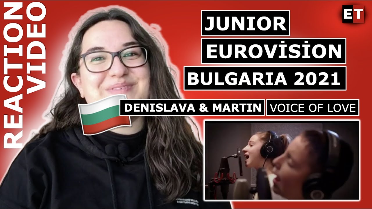REACTION • Denislava & Martin - Voice Of Love (Junior Eurovision 2021 🇧🇬 Bulgaria)