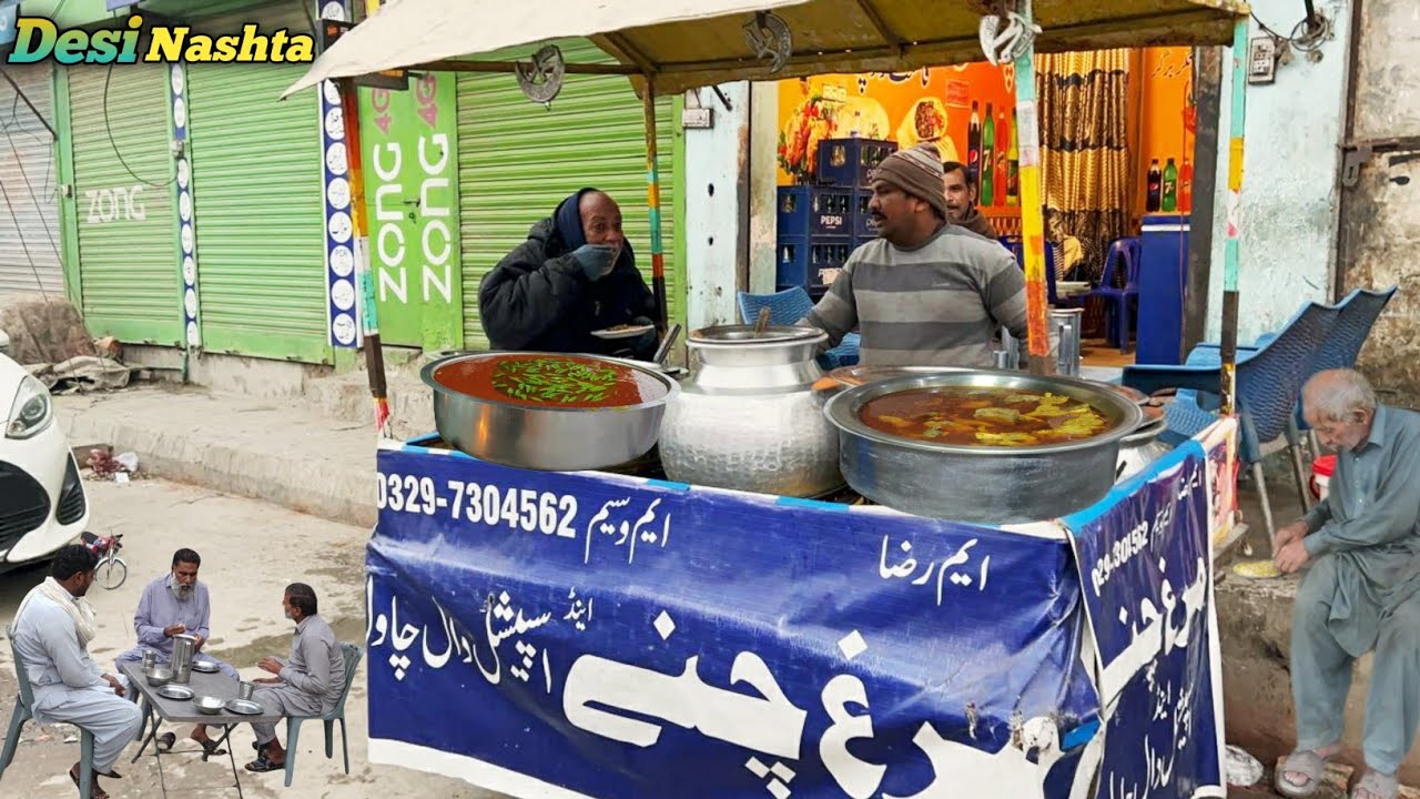 ULTIMATE ROADSIIDE 😍 DESI PUNJABI BREAKFAST | WASEEM NASHTA POINT | BEST OF STREET FOOD PAKISTAN