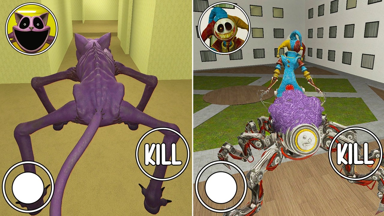 Playing As The Prototype vs Playing As Nightmear Catnap in Liminal Hotel?! | Garry's Mod