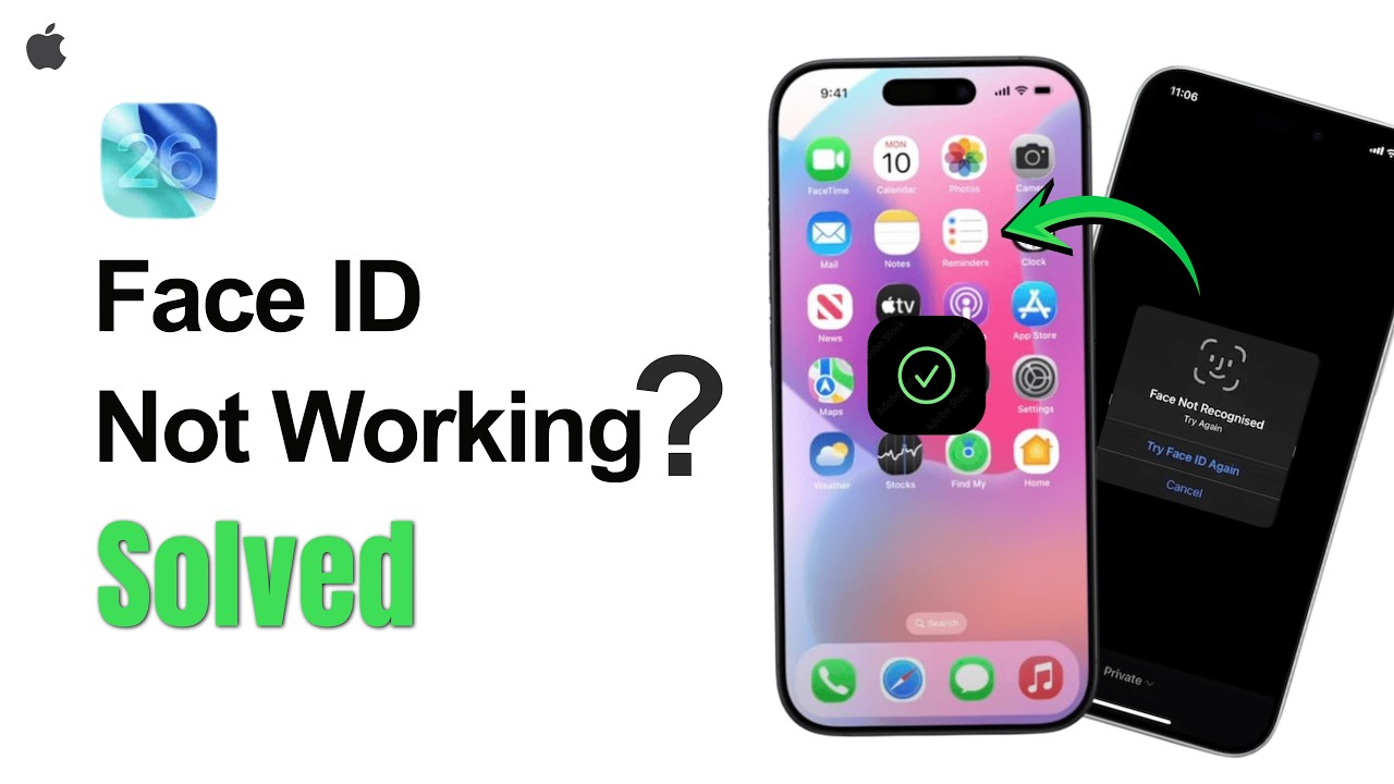 Face ID Not Working After iOS 26.3 Update? Fix It in 2 Minutes! (iPhone 13/14/15/16/17)