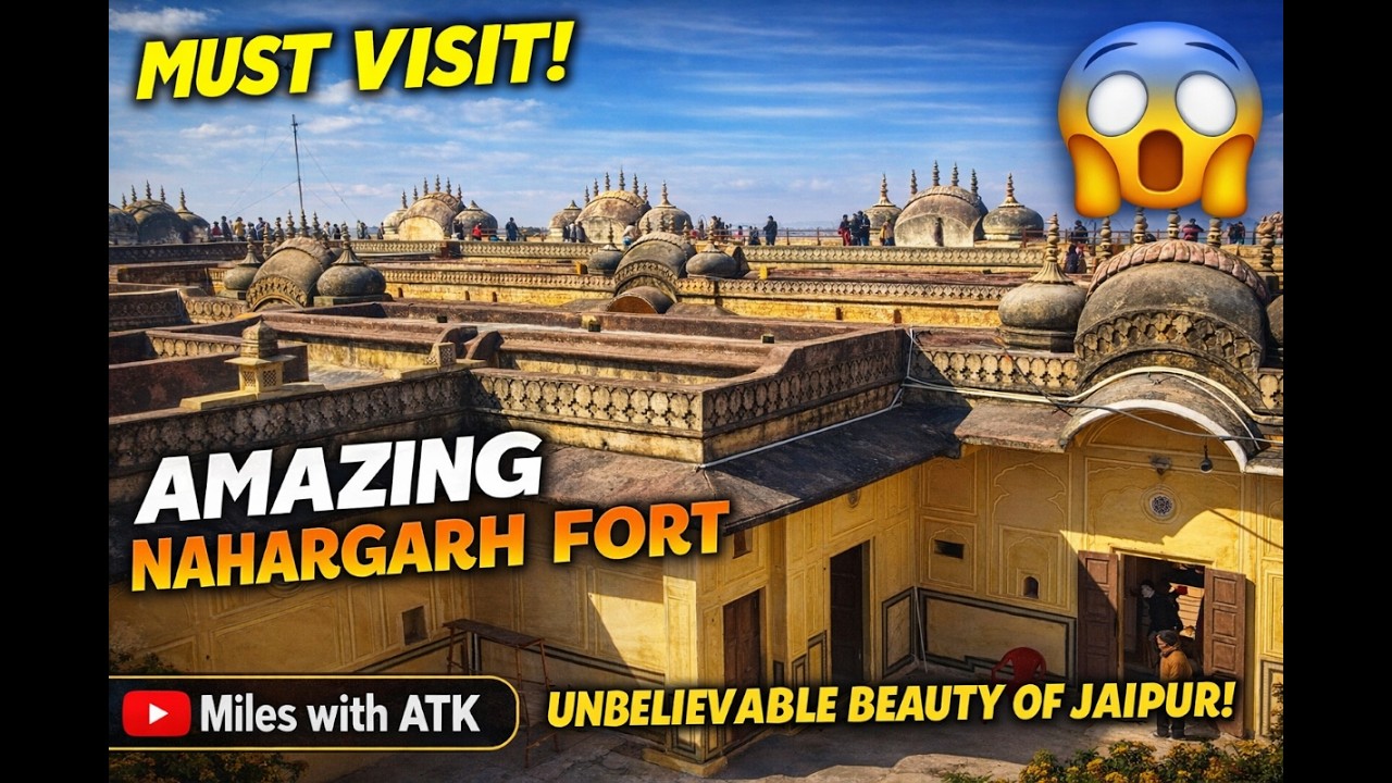Nahargarh Fort Jaipur Top View 😱 | Pink City Ka Sabse Best View | Jaipur Vlog | Ep-2