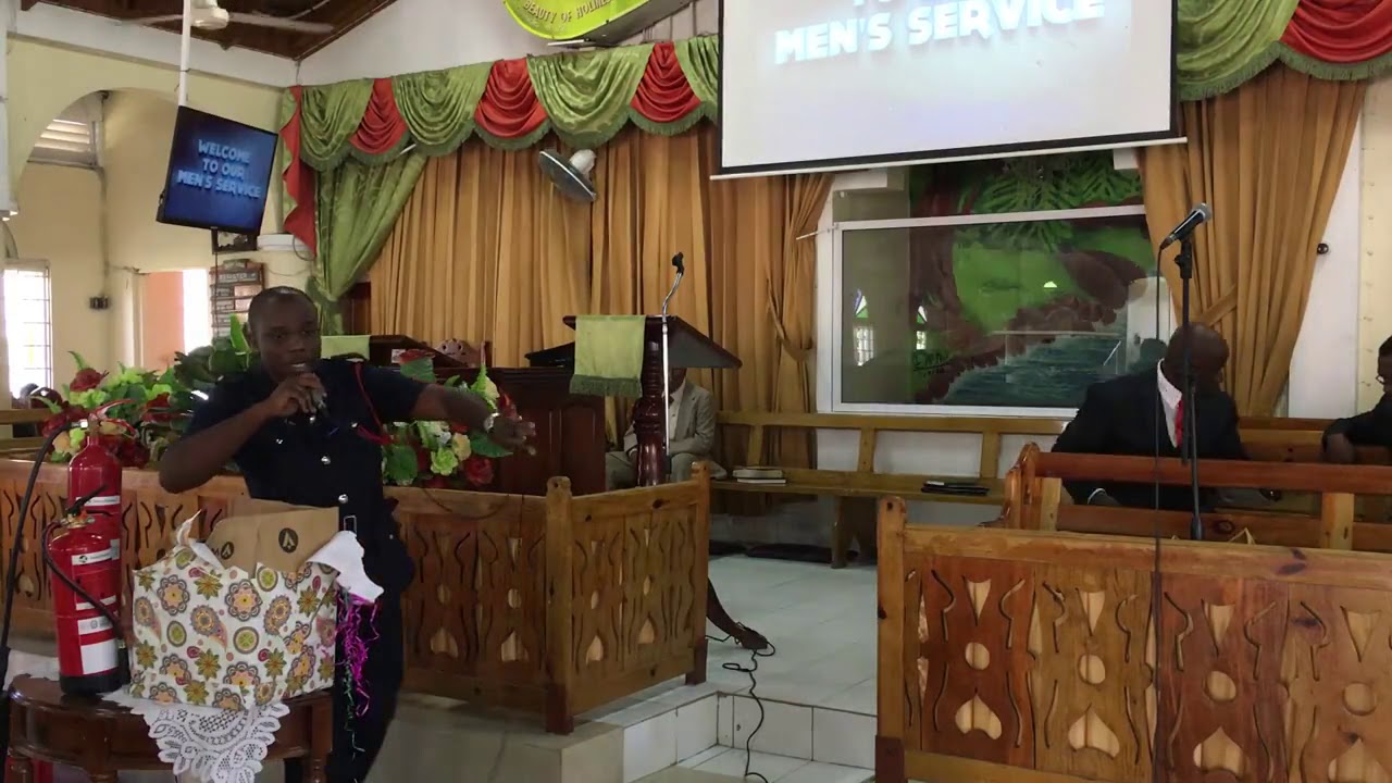 HBAC Sav Men's Sunday - District Officer Christopher Stone Fire Safety Presentation