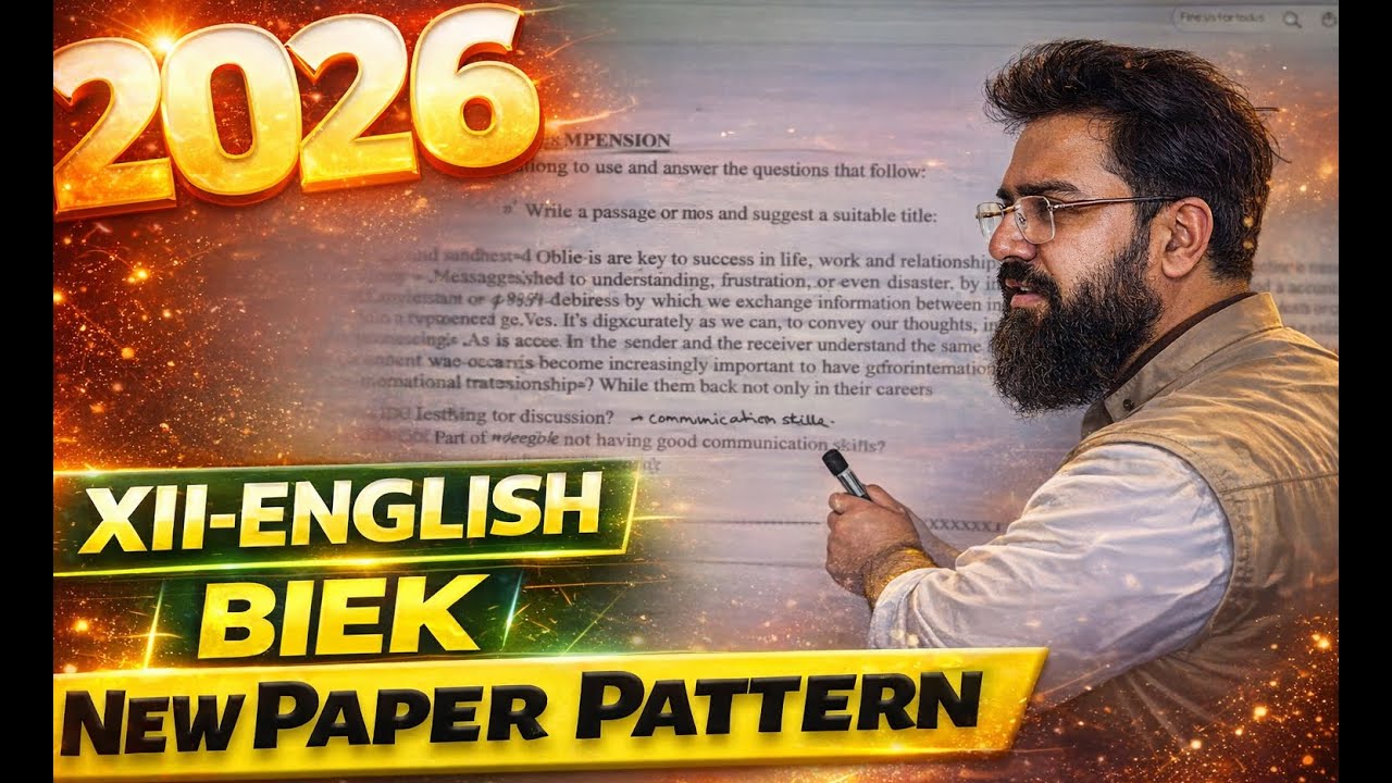 XII-English-2026 (New Paper Pattern Explained)