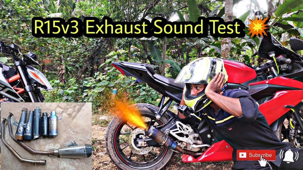 R15v3 Exhaust Sound Test 💥