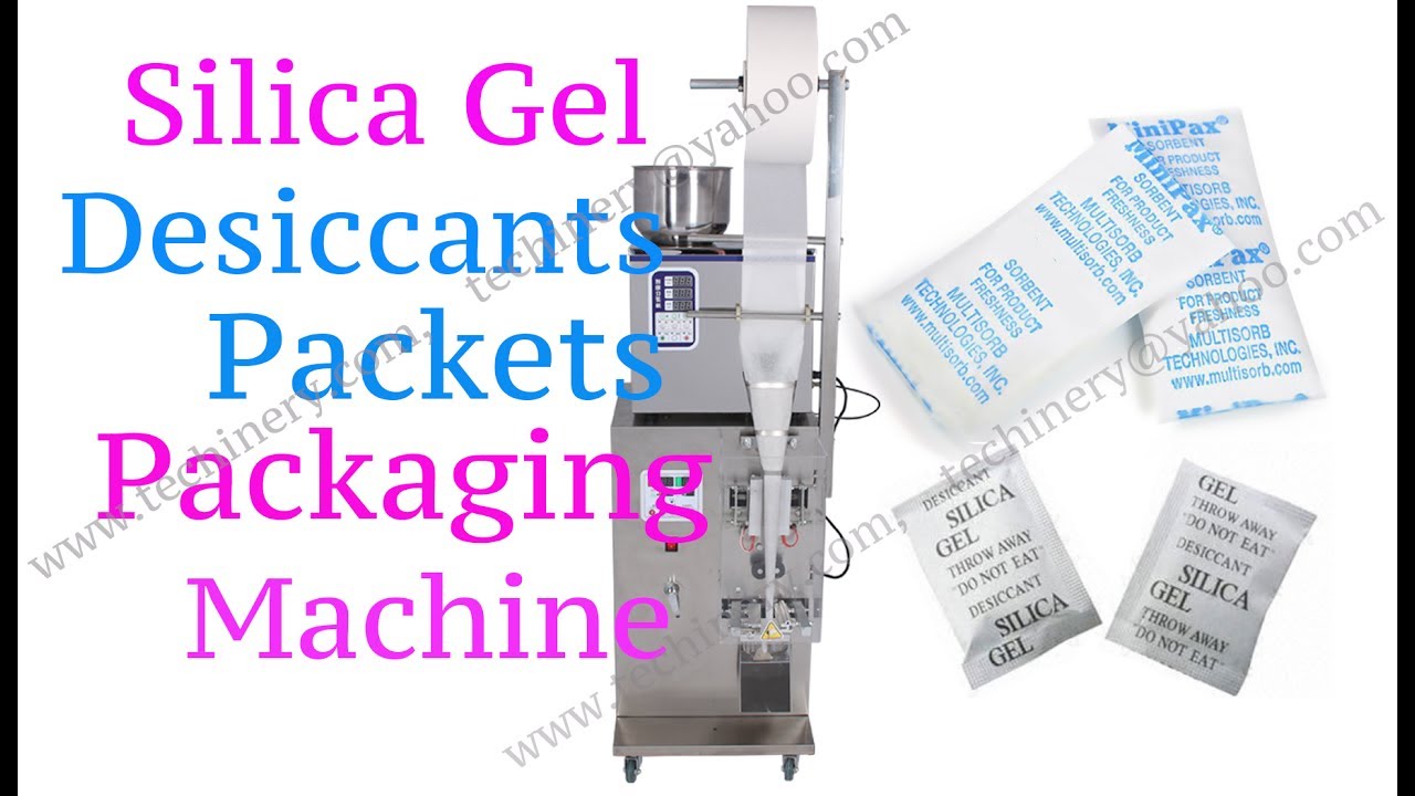 Silica Gel Desiccant packing machine silica gel packets sachets making machine