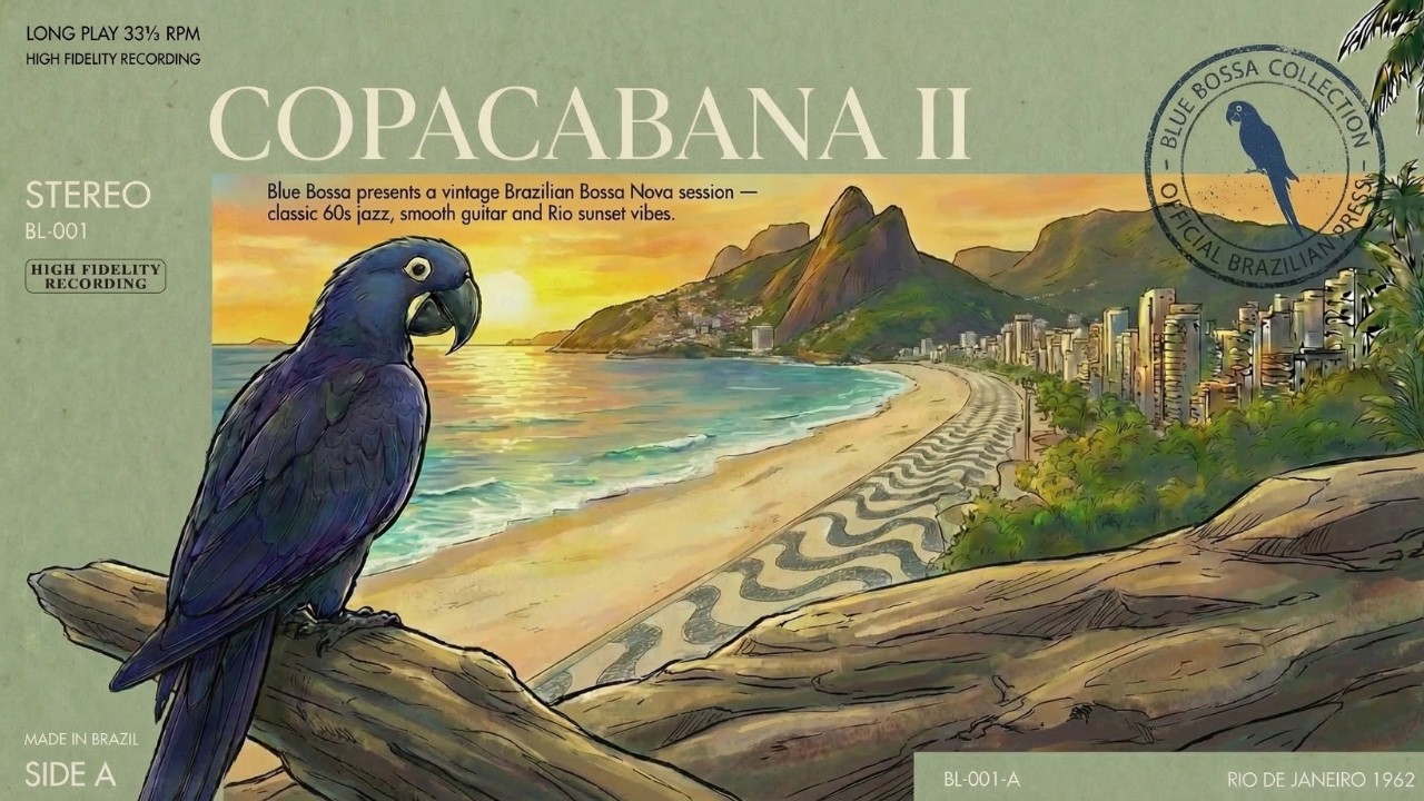 𝑪𝒐𝒑𝒂𝒄𝒂𝒃𝒂𝒏𝒂 𝑰𝑰 🎷 — Relaxing Brazilian Bossa Nova & Vintage Jazz | Coffee Shop Ambience