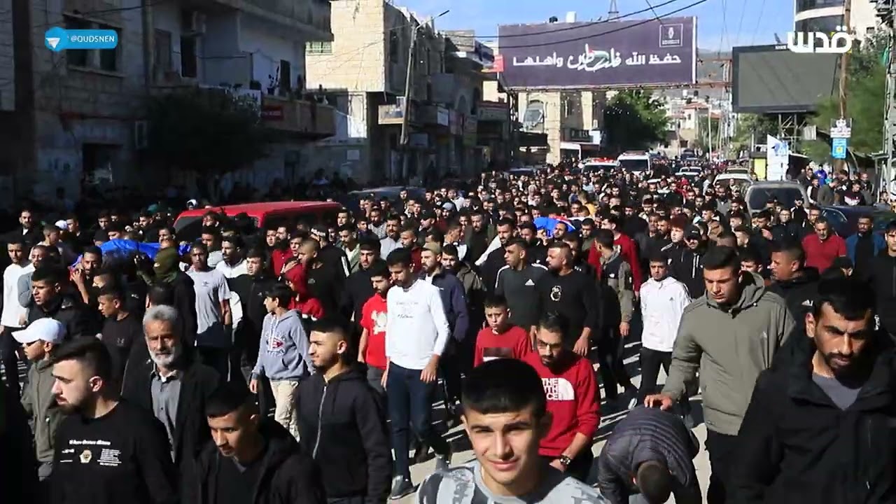 تشييع شهداء مخيم الفارعة