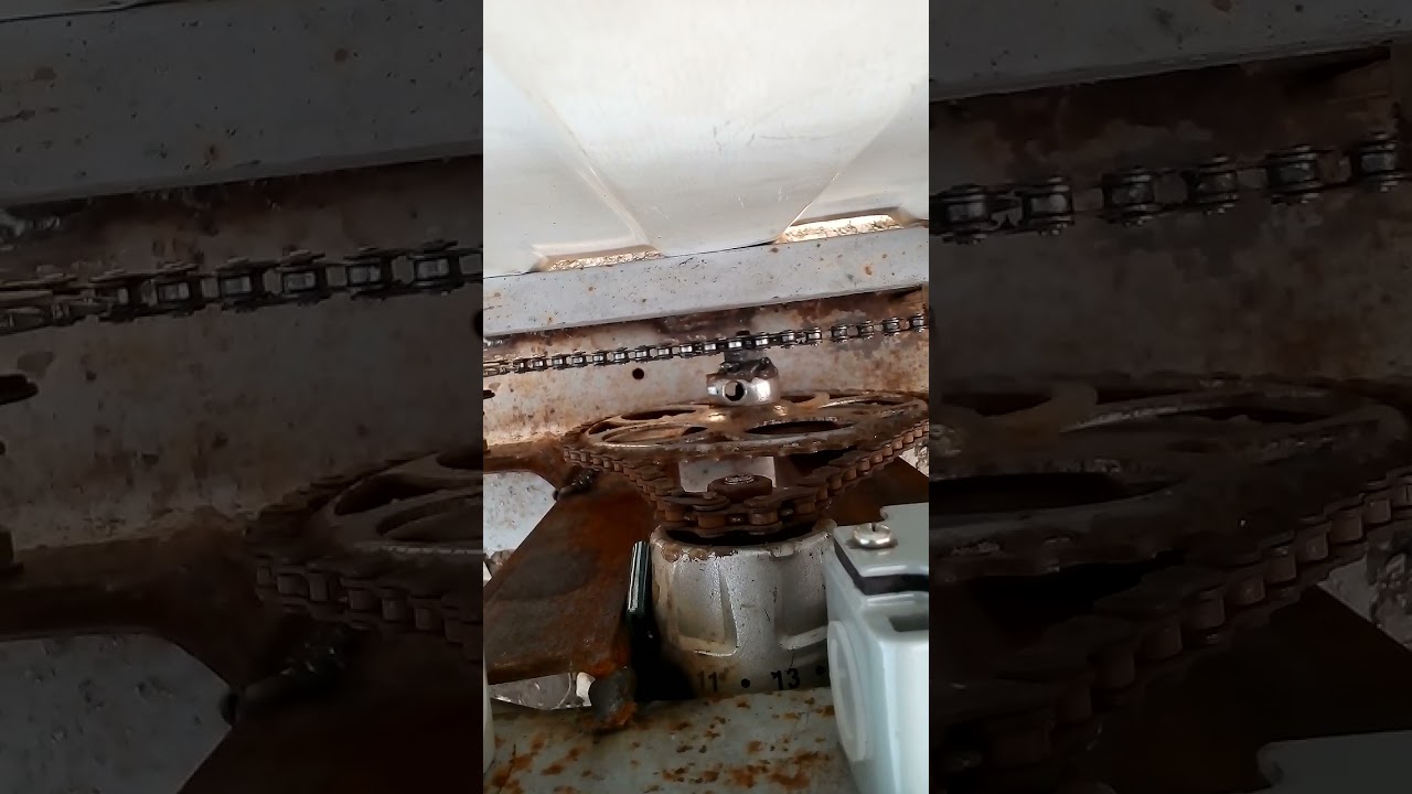 Лайф хак. Откатные ворота из старого шуруповерта.