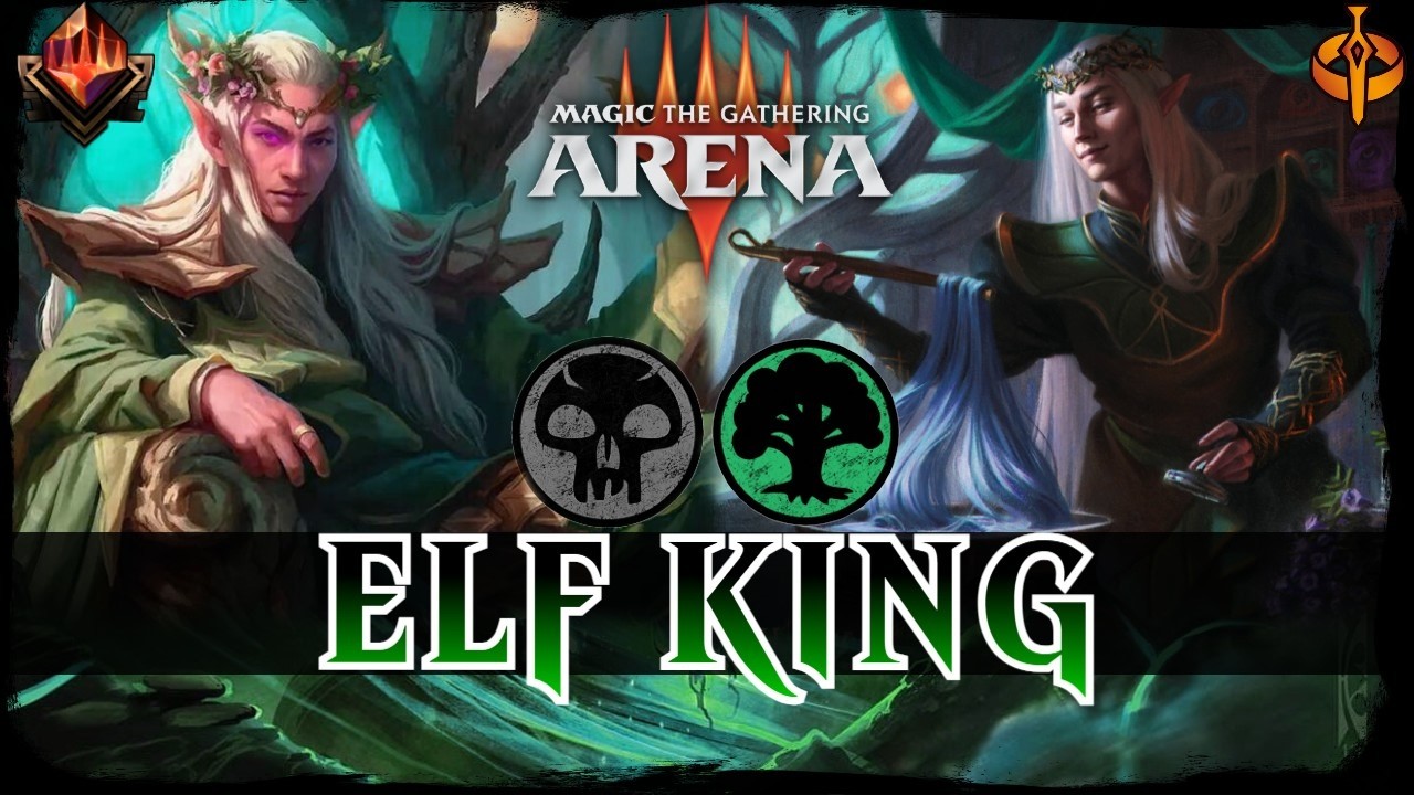 ELF KING RULES | MTG Arena Golgari Elves Ramp Combo MYTHIC RANK HOBBIT Standard Deck