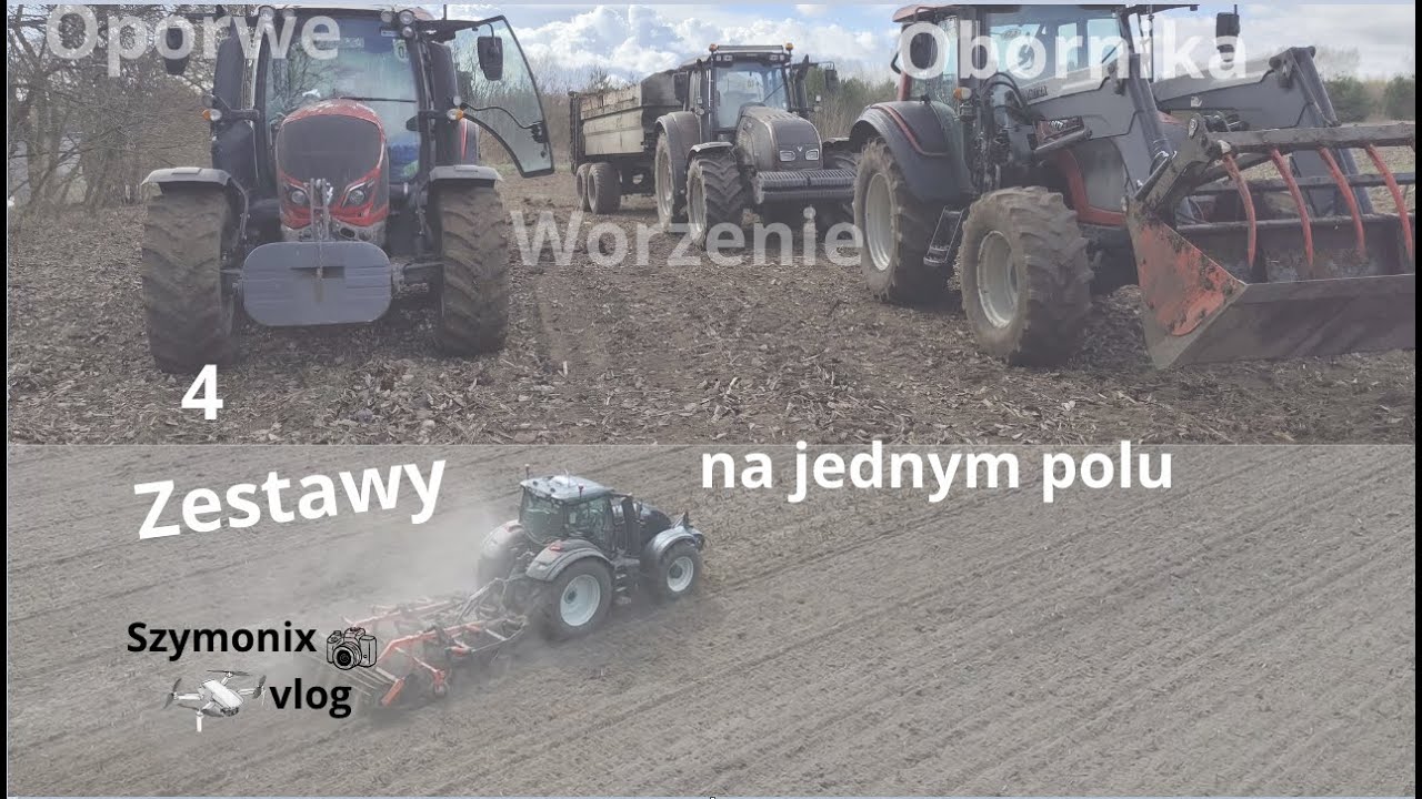 🇵🇱4 zestawy na jednym polu 🔥 oporowa akcja obornik & uprawa bezorkowa w ☆Gr Dawidek☆ 4x valtry 🚜