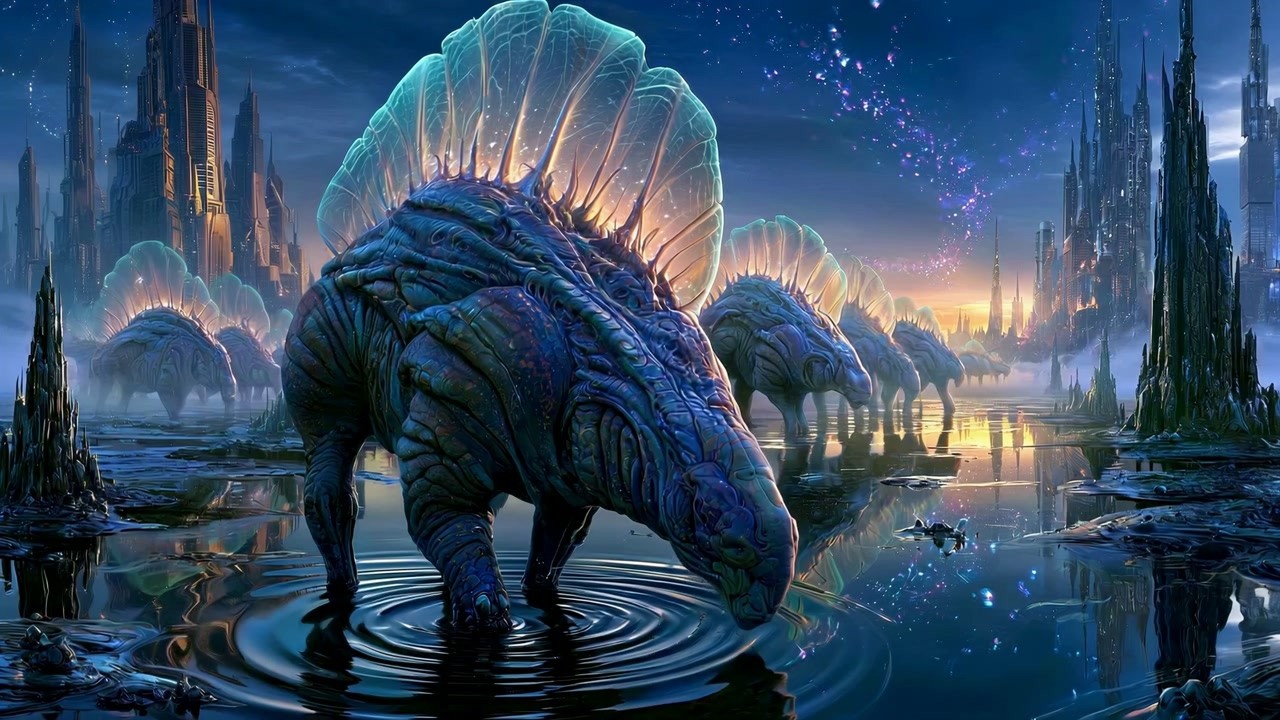 Luminous Herds &mdash; Deep Space Ambient Music for Relaxation &mdash; 4K
