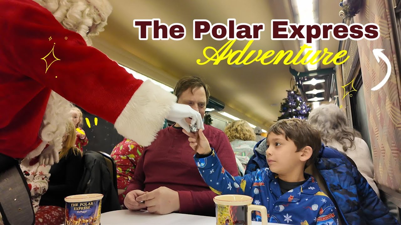 Sky’s Little Adventures: Polar Express Train Ride in Medina, NY 🚂✨