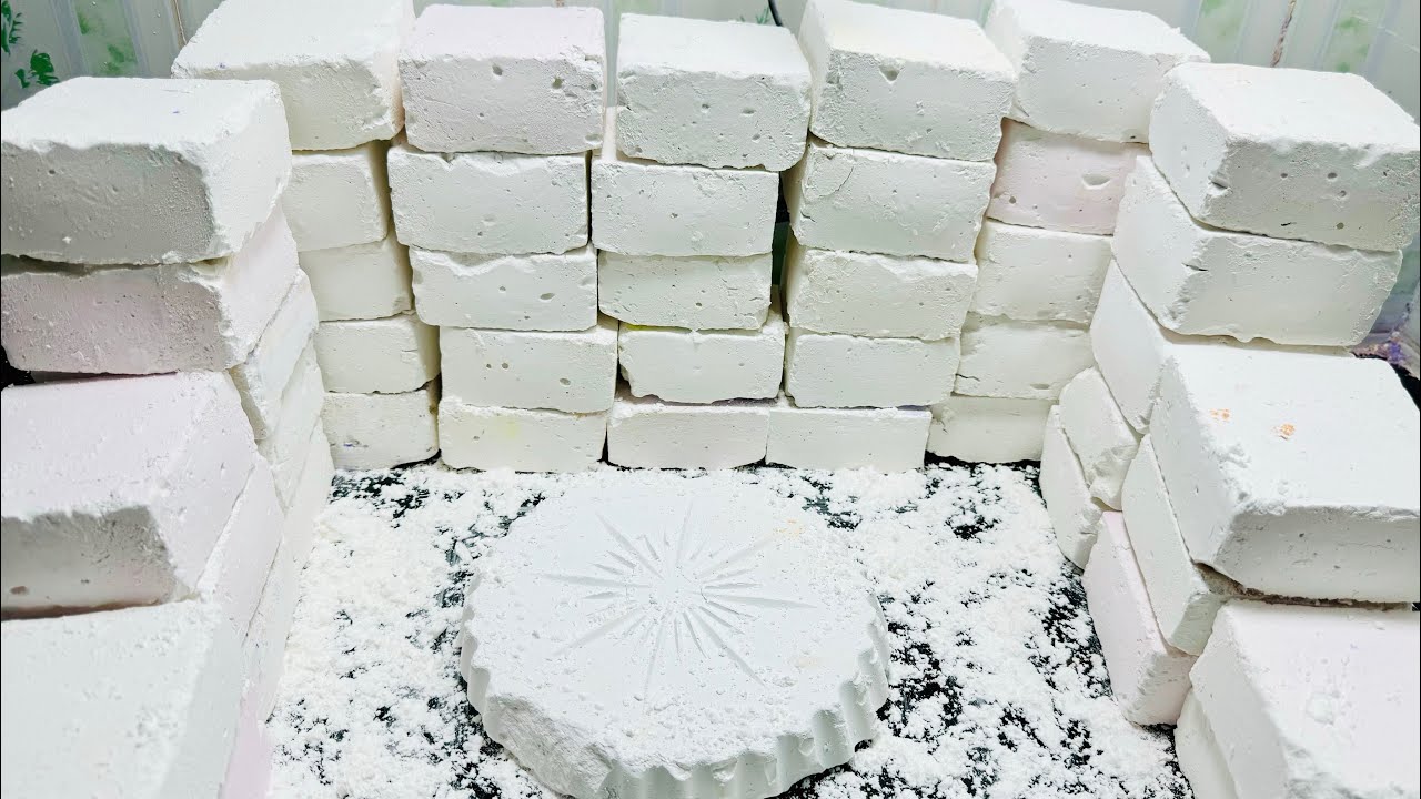White Mass Crushing Satisfying ASMR || Sleepaid sounds