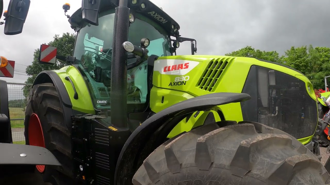 2023 Claas Axion 830 CMATIC 6.7 Litre 6-Cyl Diesel Tractor (225 / 240 HP)