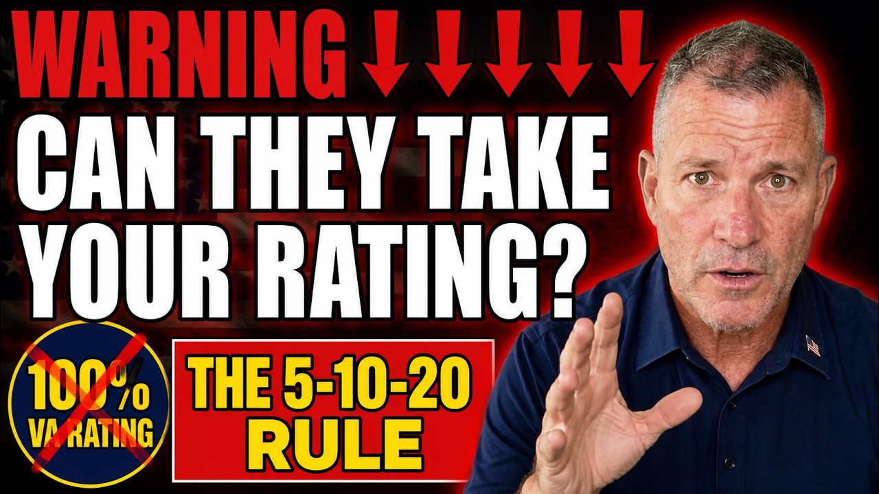 Can the VA Take Your Rating Away? The 5, 10 & 20-Year Rules Every Veteran Must Know