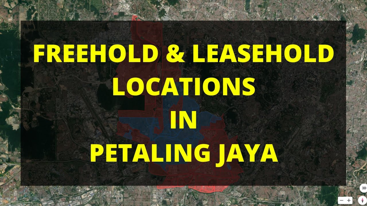 Where are the Freehold and Leasehold Properties in Petaling Jaya