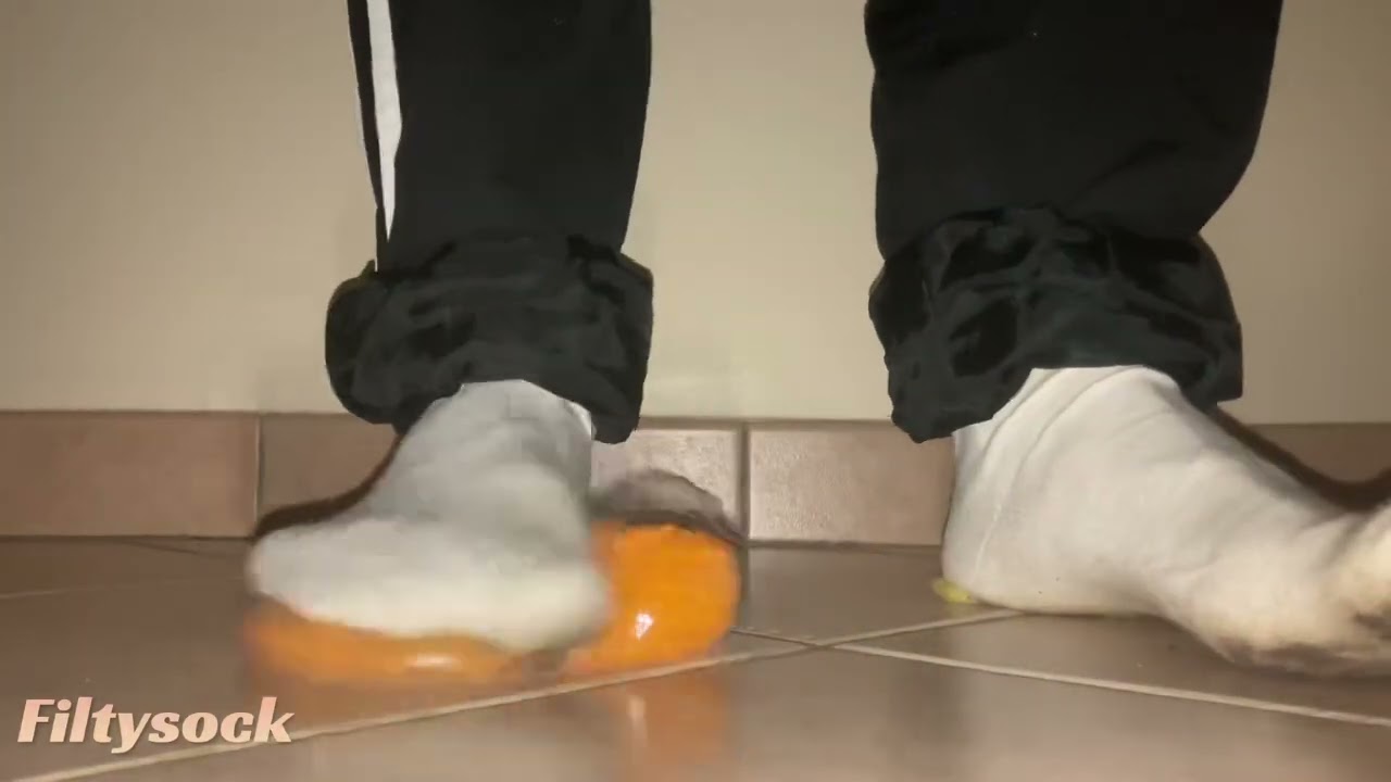 Dirty socks - ball and dinosaur trampling 