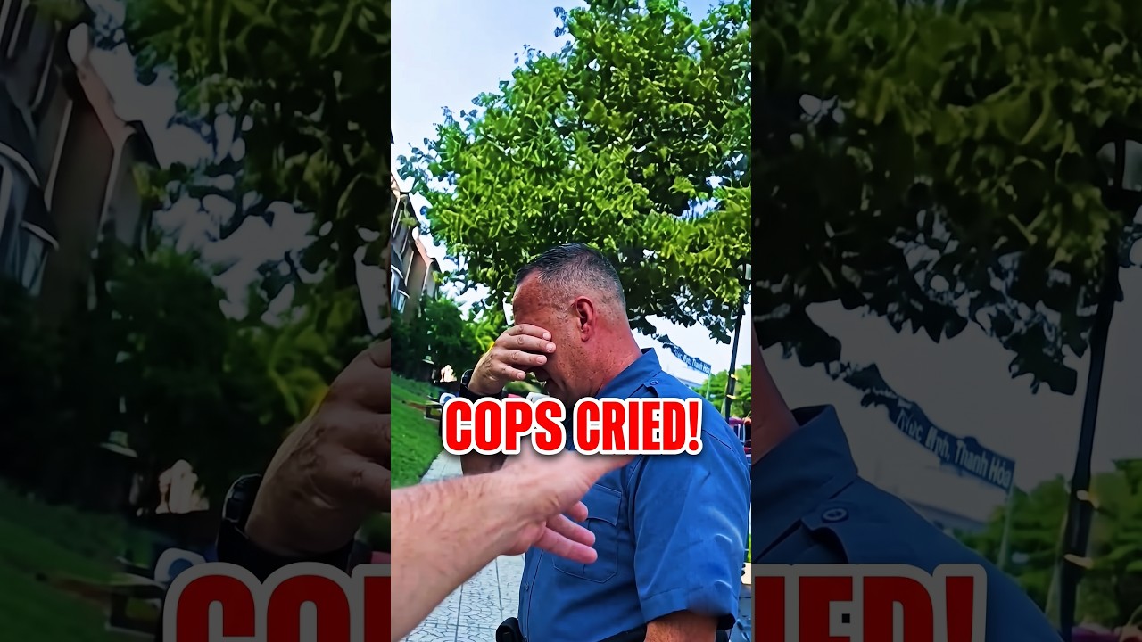 The Police Defended Our FREE Charity Cleanup! 👮&zwj; #shorts #lawncare #satisfying
