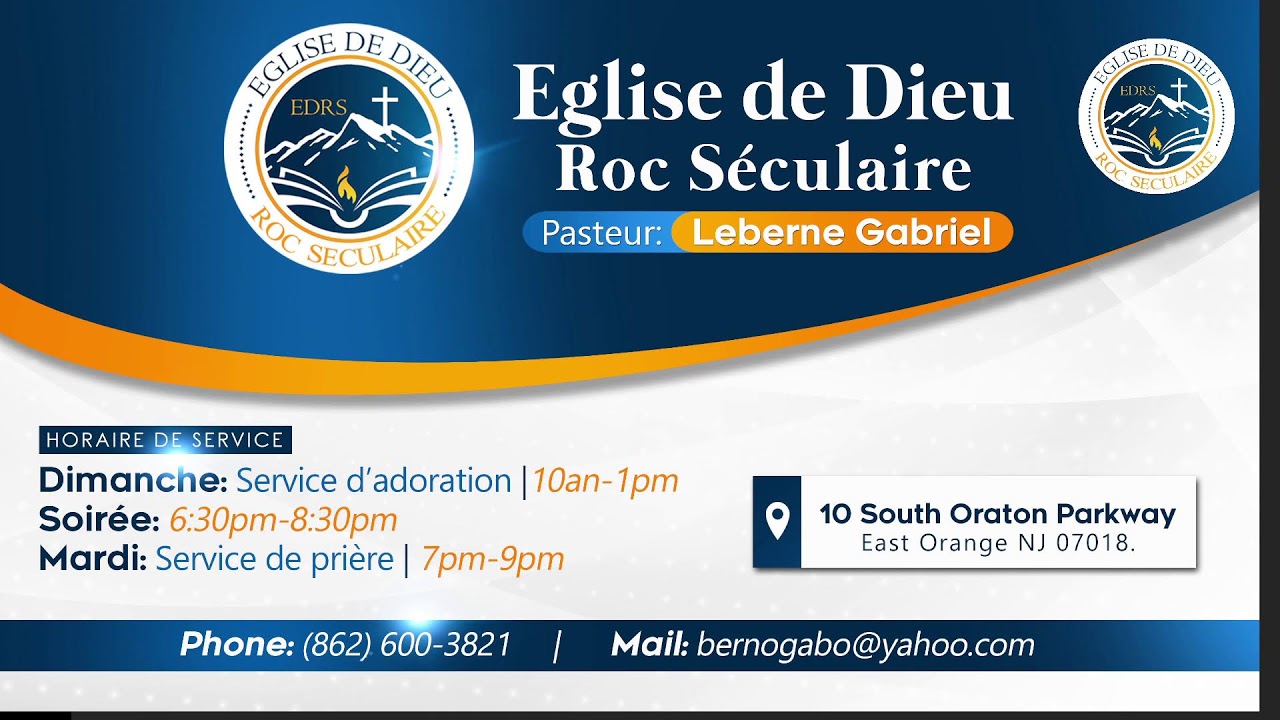 SERVICE DE PRIERE MARDI- 01/13/2026