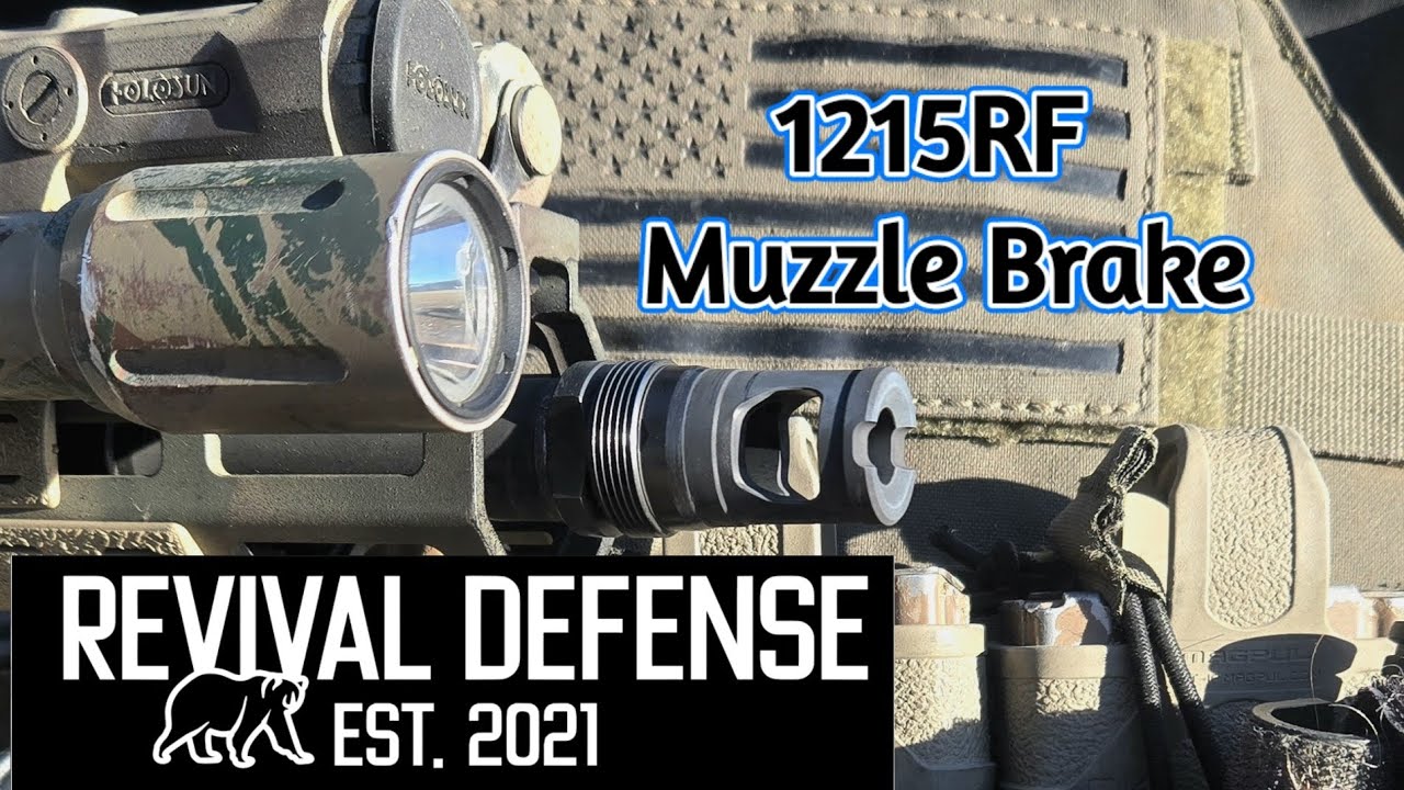 Дульный тормоз Revival Defense/FCD 1215RF. Забудьте о своем Q Cherry Bomb и используйте этот.