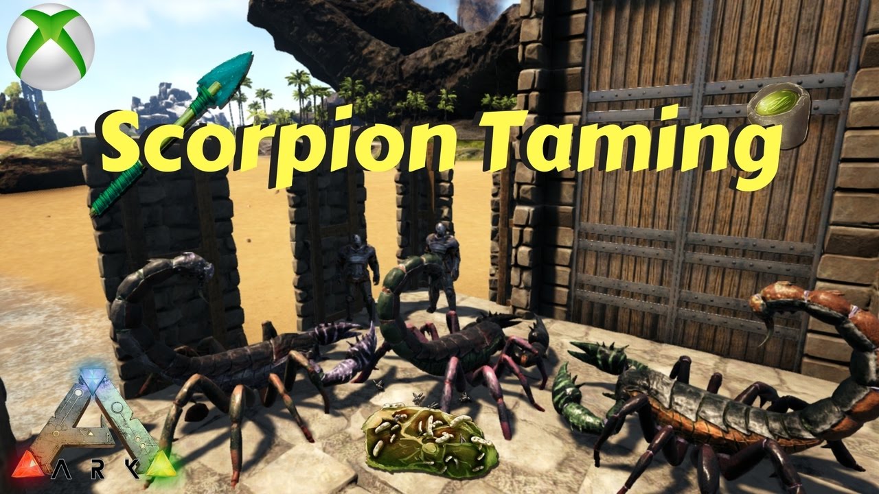 ARK Survival Evolved Taming a Scorpion