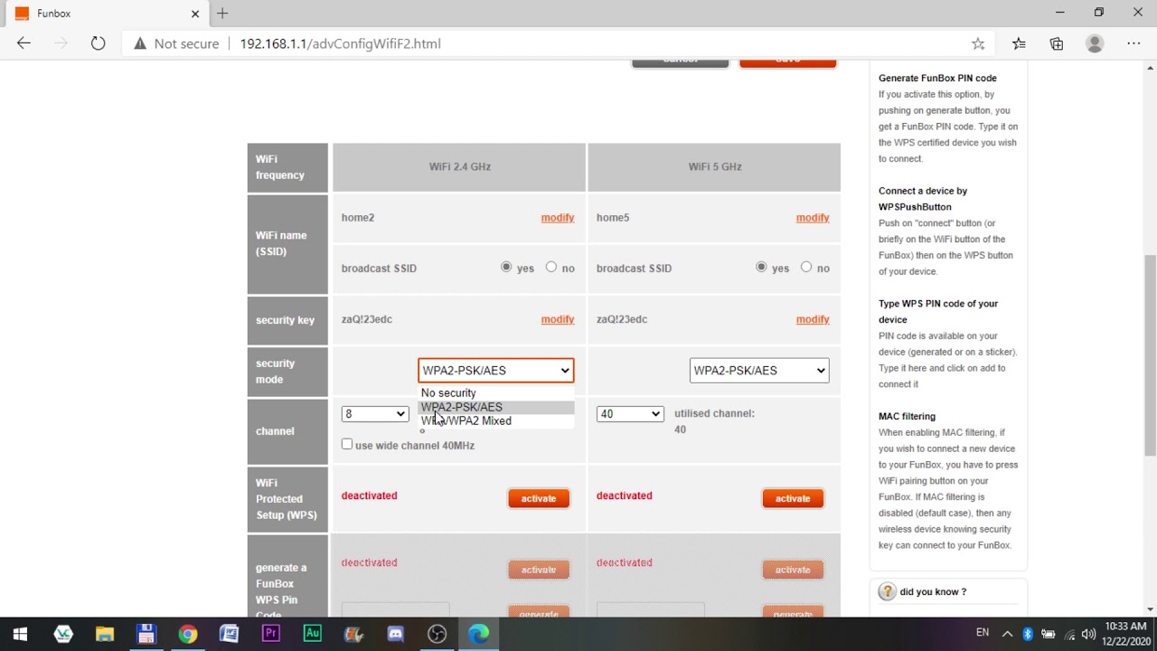 Orange Fiber sagecom configuration. Konfiguracja Funbox 3.0 od Orange Internet swiatlowodowy.