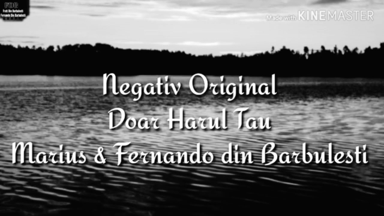 Negativ ton fata -  doar harul tau