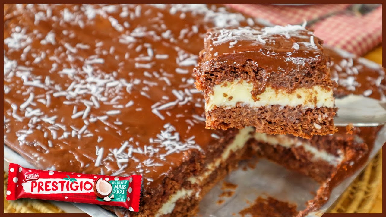 DEPOIS DESSE VÍDEO VOCÊ SÓ VAI FAZER BOLO DE PRESTÍGIO ASSIM I O MELHOR BOLO DO MUNDO