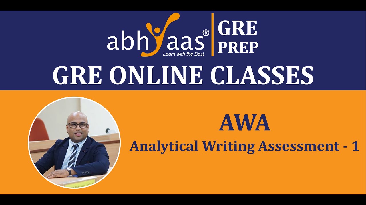 GRE AWA- 1 ( Analytical Writing Assessment) | GRE Online Classes | Abhyaas GRE Prep