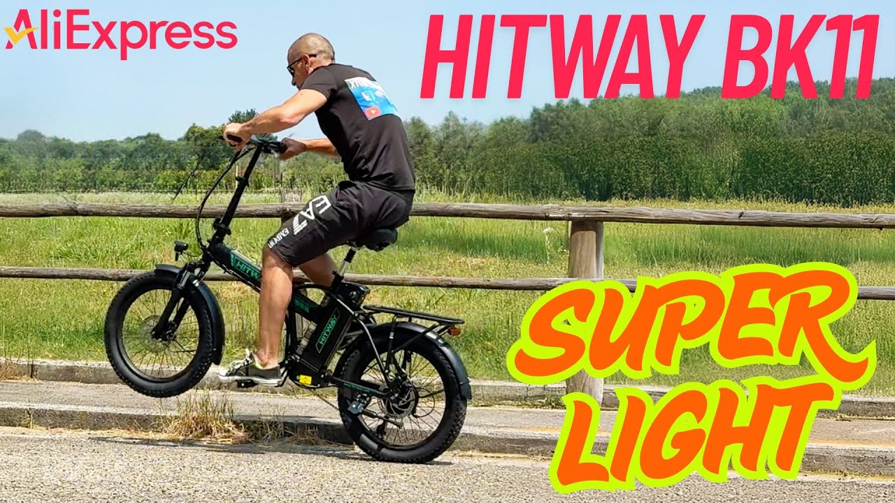 HITWAY BK11 - SUPER LIGHT URBAN FAT BIKE - FULL TEST - 4k