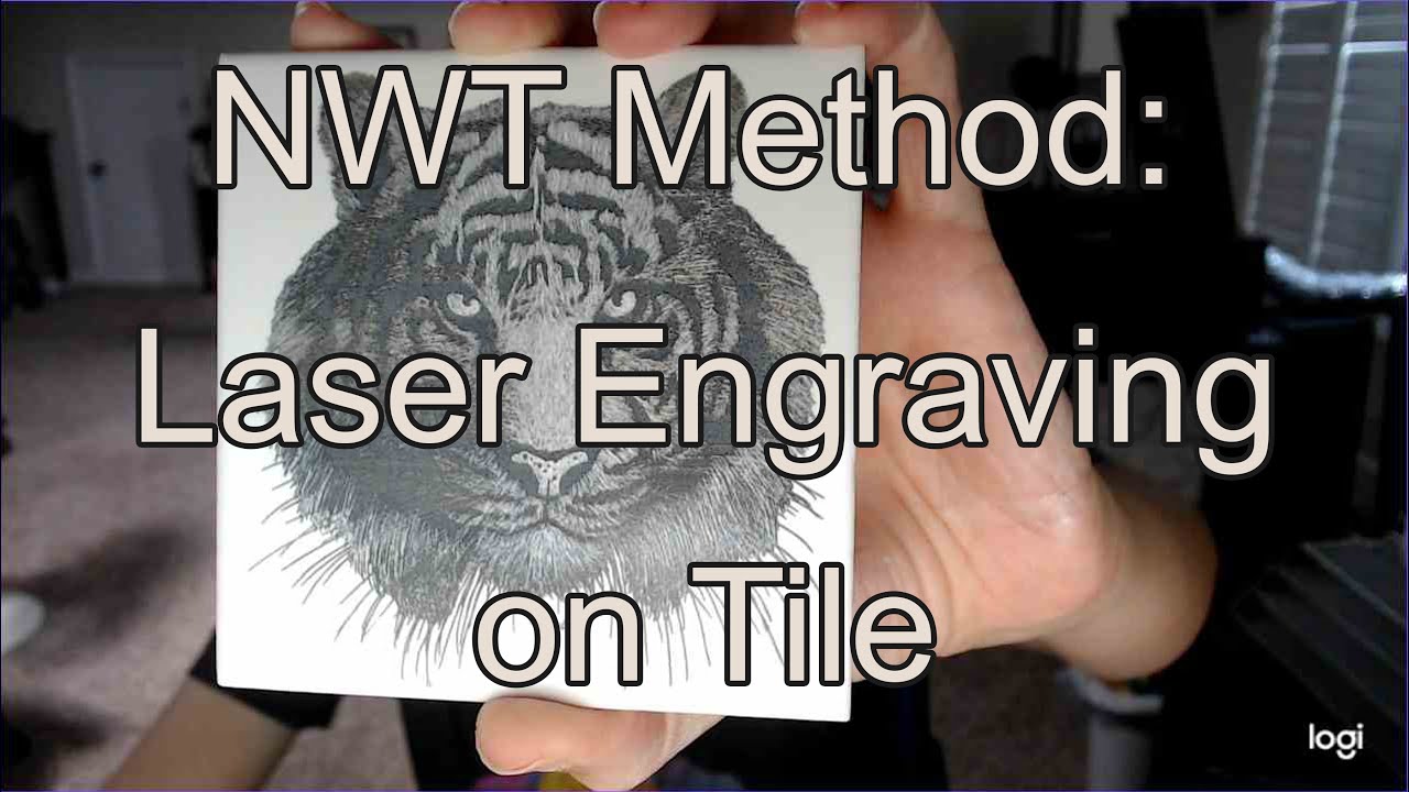 Laser Engraving Tile with a Full Spectrum Muse CO2 45W Laser